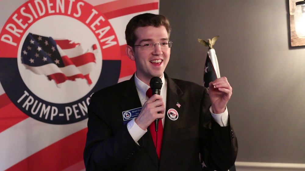 Brant Frost V, a longtime supporter of President Donald Trump, has been chair of the Coweta County GOP.