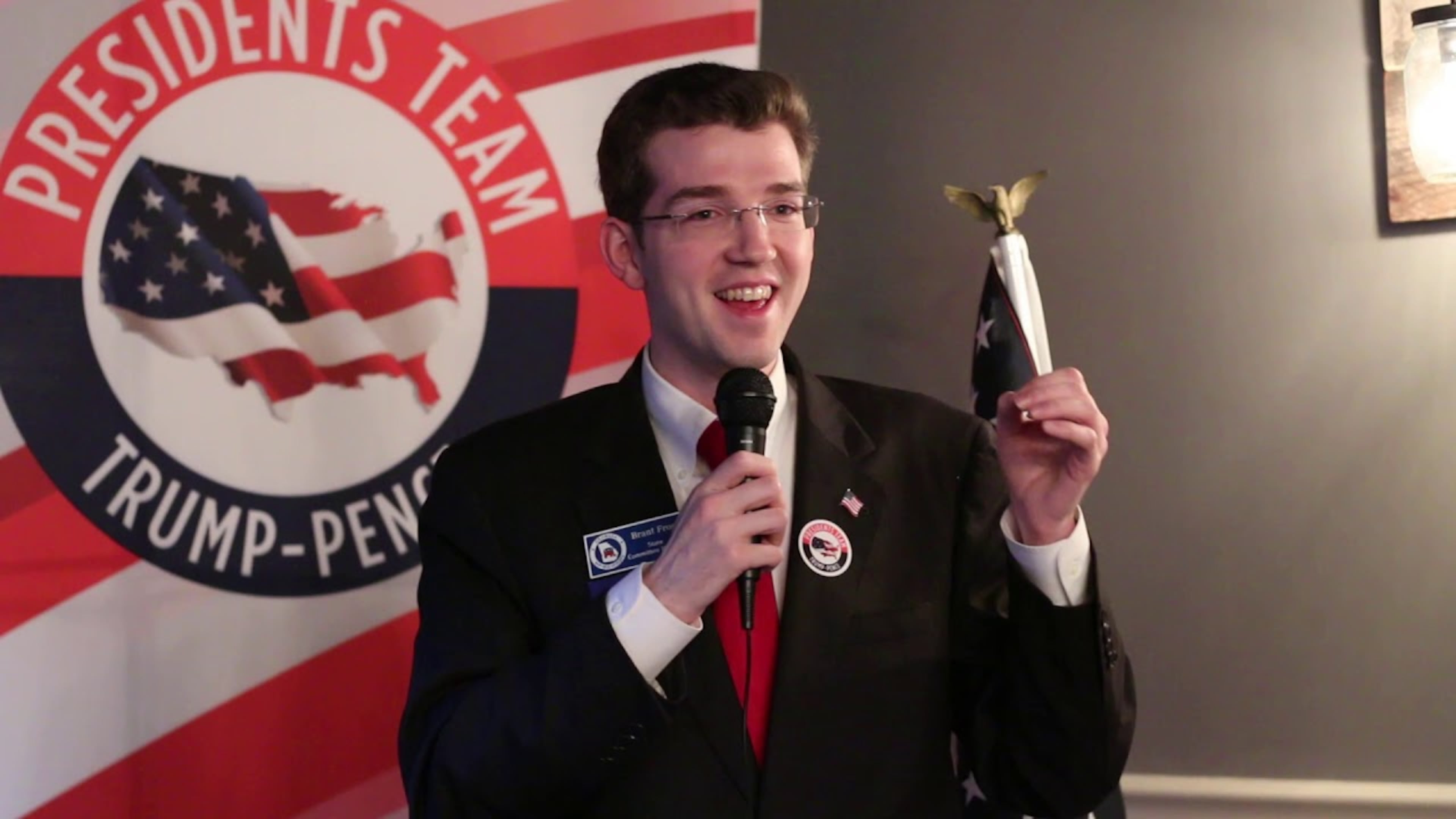 Brant Frost V is former second vice-chair of the Georgia GOP. YouTube/screenshot.