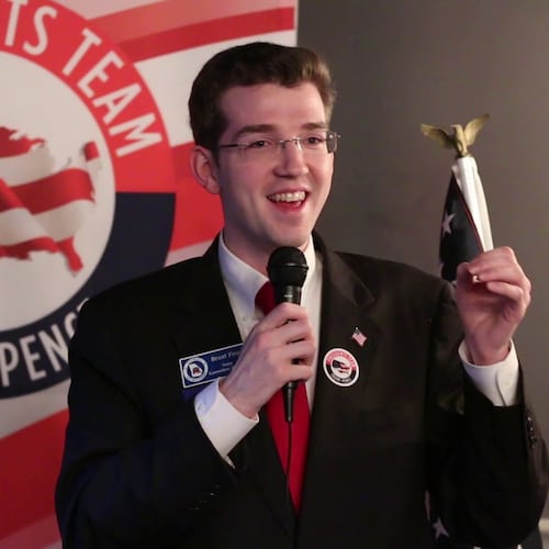 Brant Frost V is a former second vice-chair of the Georgia GOP. (YouTube screenshot)