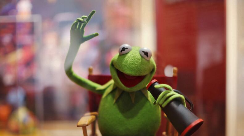 Kermit the Frog at the Center for Puppetry Arts’ Worlds of Puppetry Museum. BOB ANDRES / BANDRES@AJC.COM