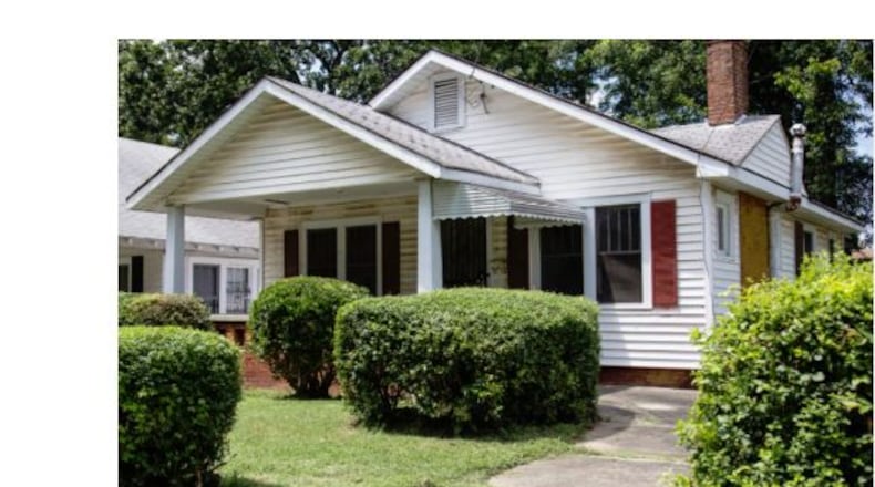 The house in Mozley Park is a two-bedroom bungalow that was built in the 1920s and contains 1,300 square feet.