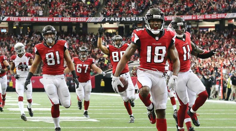 The Falcons' over/under win total for the 2017 season is 10, according to oddsmaker RJ Bell.   Curtis Compton/ccompton@ajc.com
