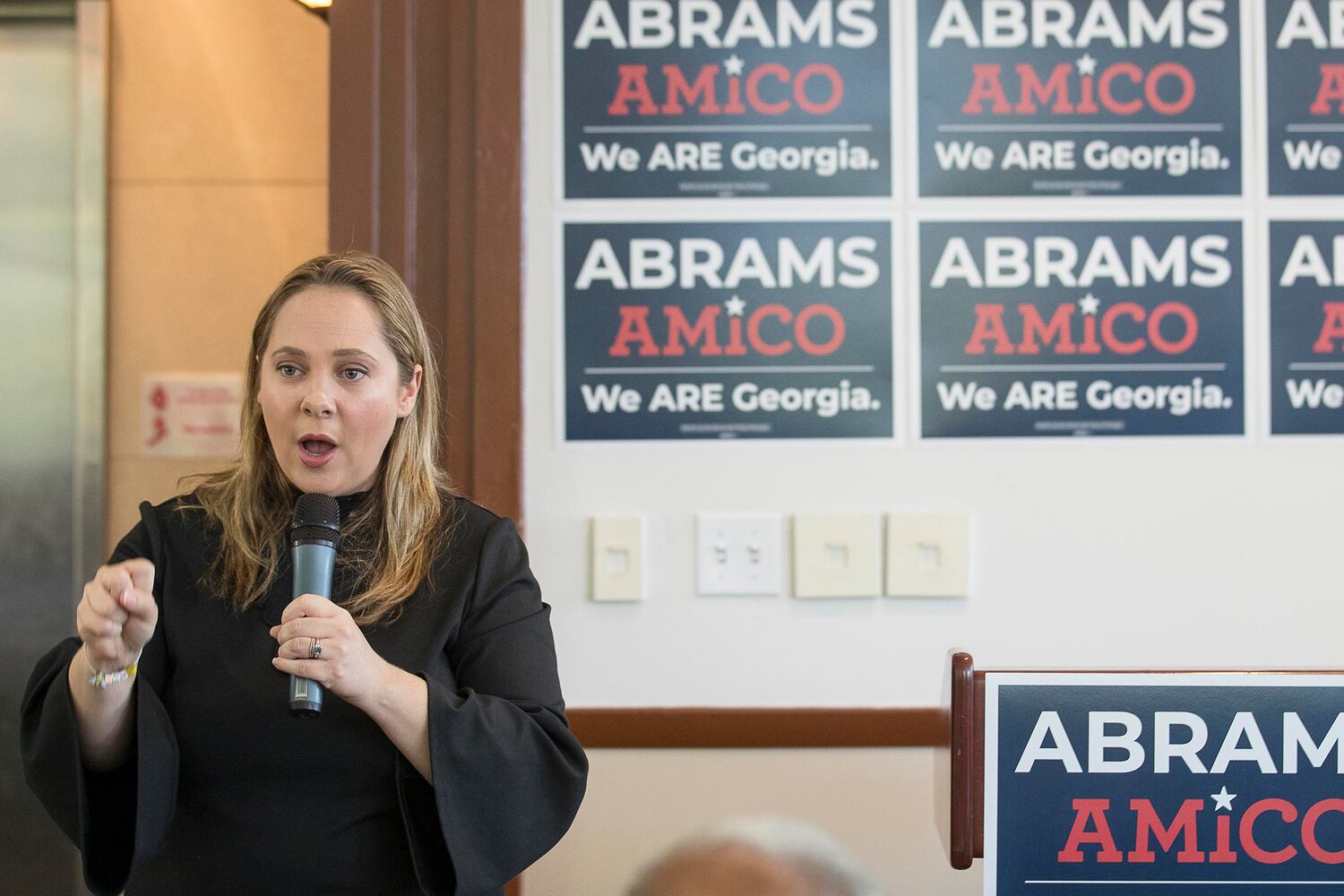 Abrams campaign trail: 8 days before election