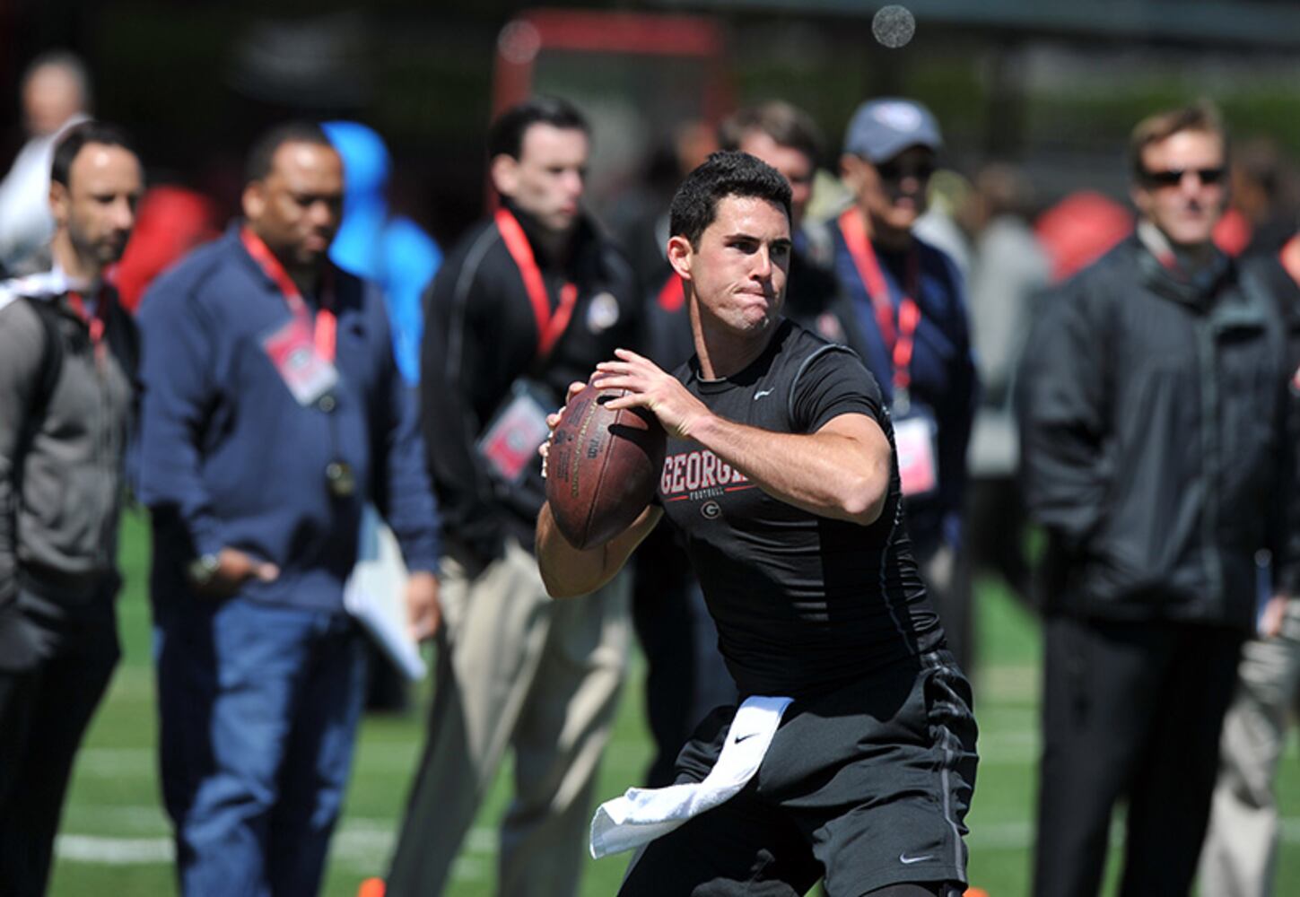 Bulldogs try out for NFL scouts