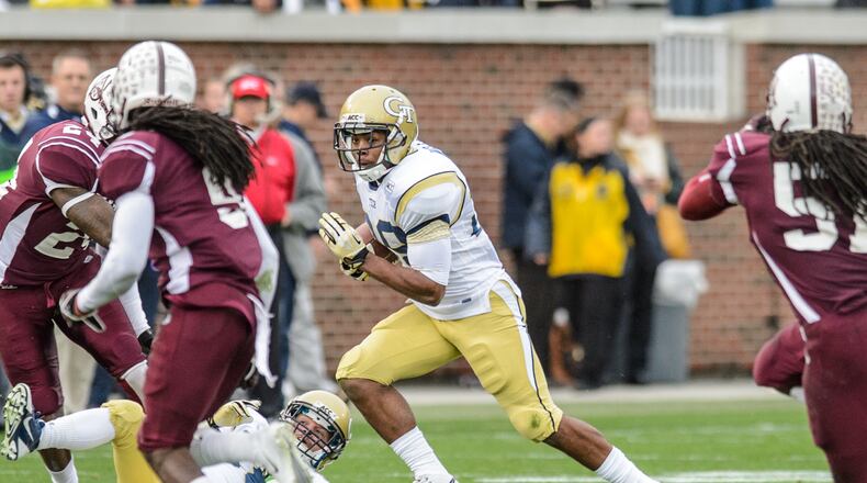 Georgia Tech A-back Isiah Willis is hanging on to his spot atop the A-back depth chart. (GT Athletics/Danny Karnik)