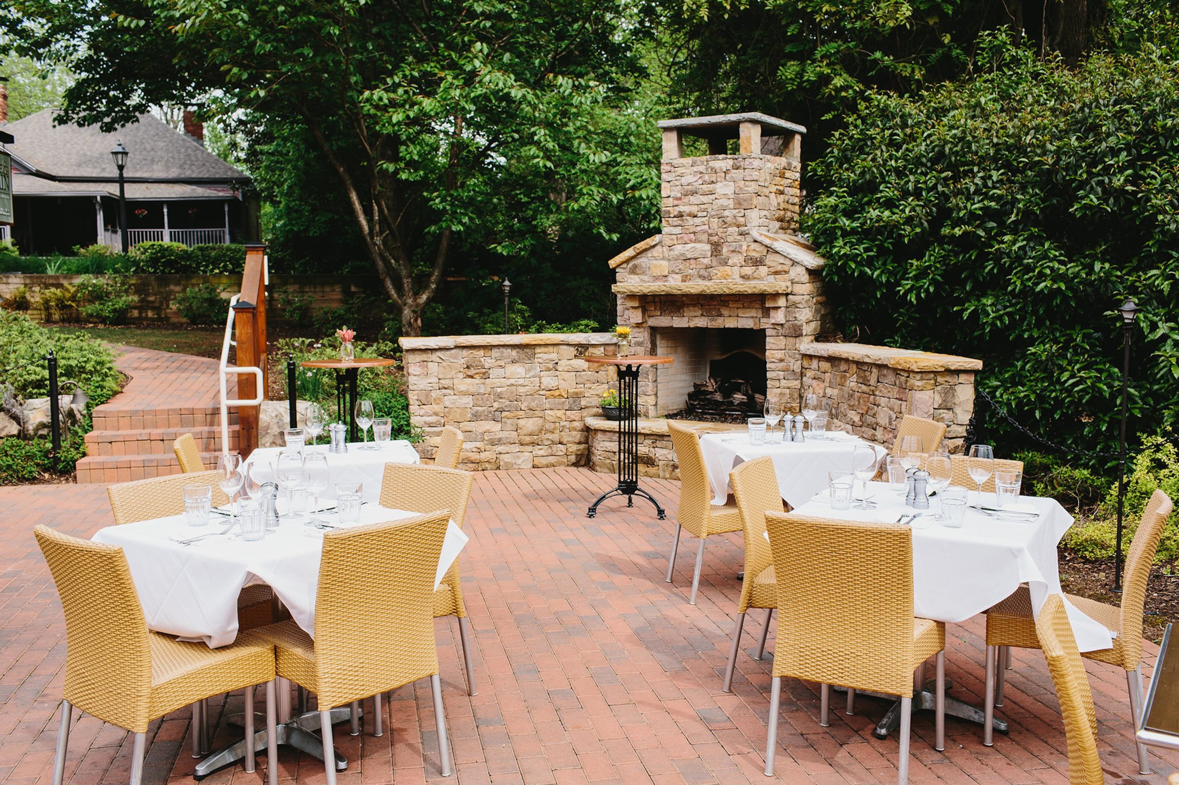 No matter where you sit at Table & Main, the atmosphere is reminiscent of relaxing on a porch, drinking sweet tea. (Courtesy of Andrew Thomas Lee)