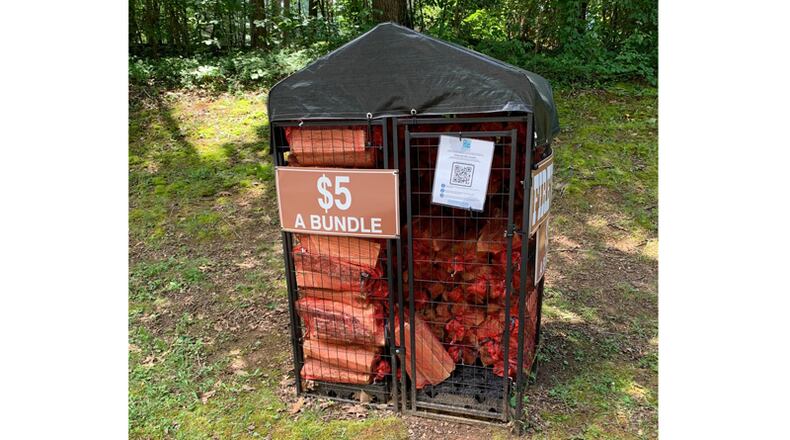 Citing the need for precautions due to the COVID-19 pandemic, firewood and ice sales at Lake Lanier will require a smart phone linked to a credit or debit card. U.S. ARMY CORPS OF ENGINEERS