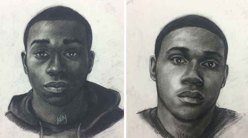 Two sketches from two victims of the man Clayton Police believe has raped at least seven women in the south metro county over the last three years. PHOTO: CLAYTON COUNTY POLICE DEPARTMENT