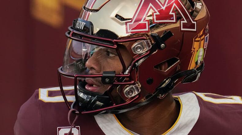 Minnesota Gophers receiver Rashod Bateman is expected to be a first-round pick in the NFL draft. (Mark Vancleave/Minneapolis Star Tribune/TNS)