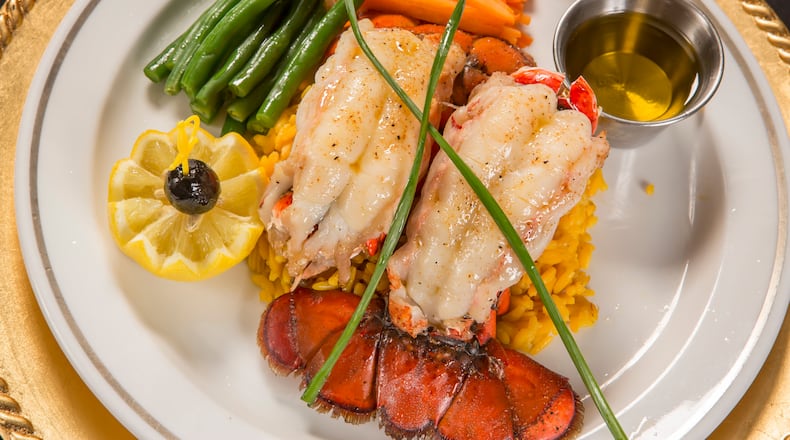 Lobster tails are on the prix fixe menu at Petite Violette.