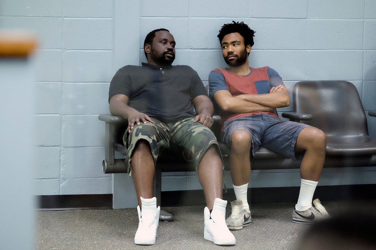 The FX series "Atlanta" was a surrealist ode to the city. It premiered in 2016 and starred Brian Tyree Henry (left) as Alfred Miles and Donald Glover as Earnest Marks. (Guy D'Alema/Courtesy of FX)