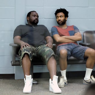 The FX series "Atlanta" was a surrealist ode to the city. It premiered in 2016 and starred Brian Tyree Henry (left) as Alfred Miles and Donald Glover as Earnest Marks. (Guy D'Alema/Courtesy of FX)