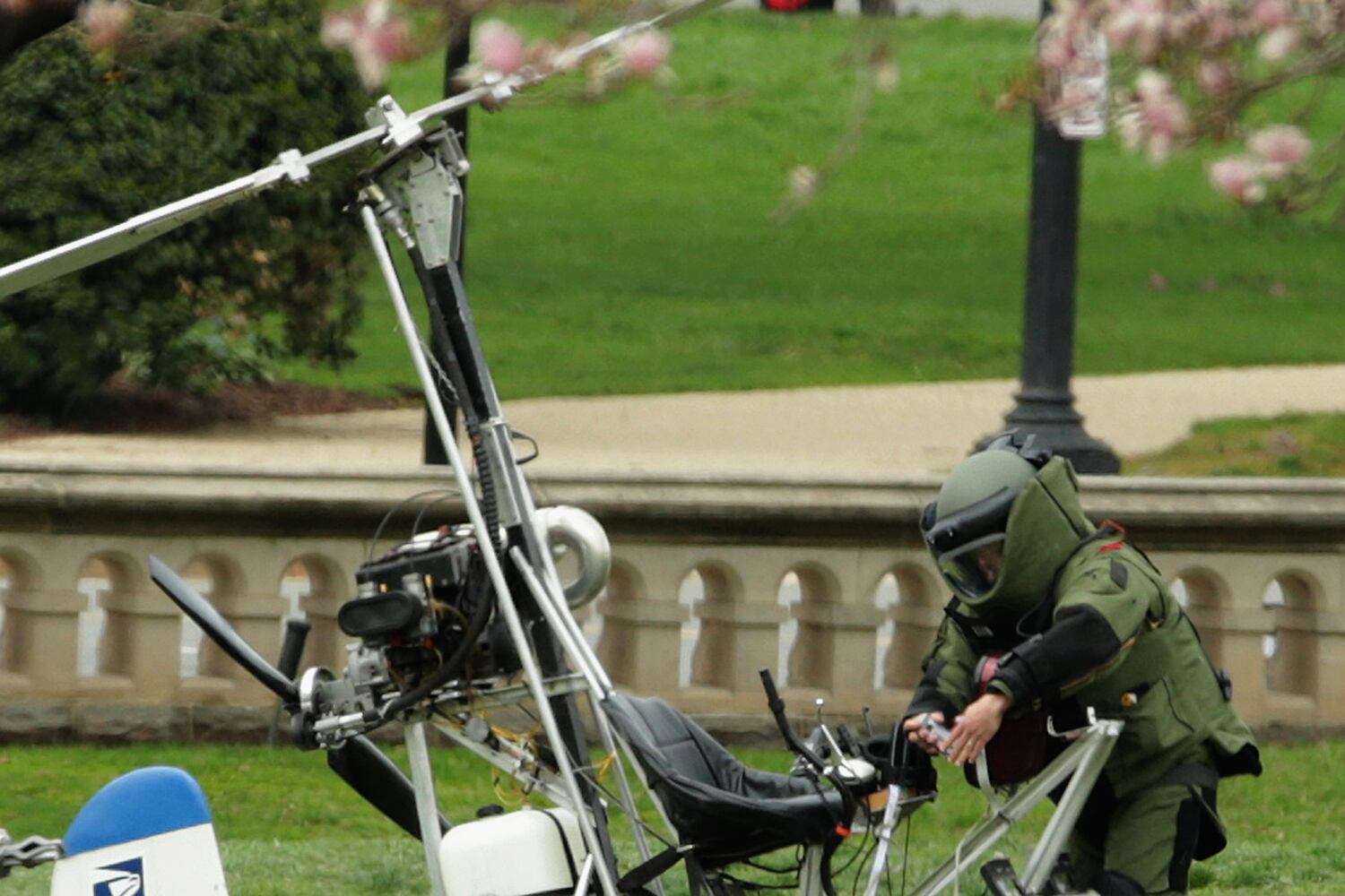 Capitol helicopter landing