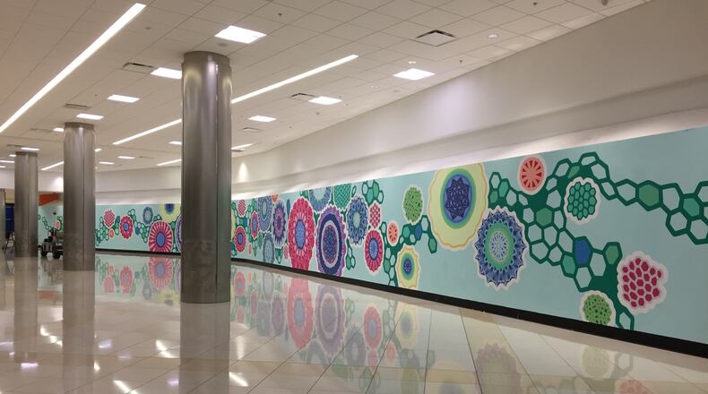 Empty Concourse C food court