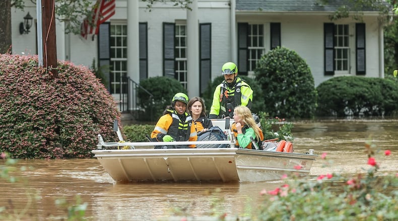 The Georgia Senate added more money for Hurricane Helene recovery in the 2025 midyear budget, which passed the Senate on Wednesday, Feb. 26, 2025. (AJC 2024)