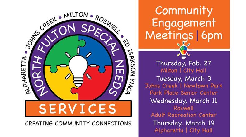 Concerns of North Fulton County’s special needs populations is the topic of community meetings in the coming weeks in Milton, Johns Creek, Roswell and Alpharetta. CITY OF MILTON
