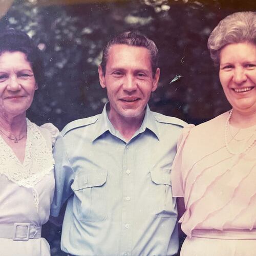 Herman Wilder with his sisters Clara Odom (left) and Rene Wright in an undated family photo. He was brutally killed in 2001, in a mystery that took 24 years to solve. (Courtesy)