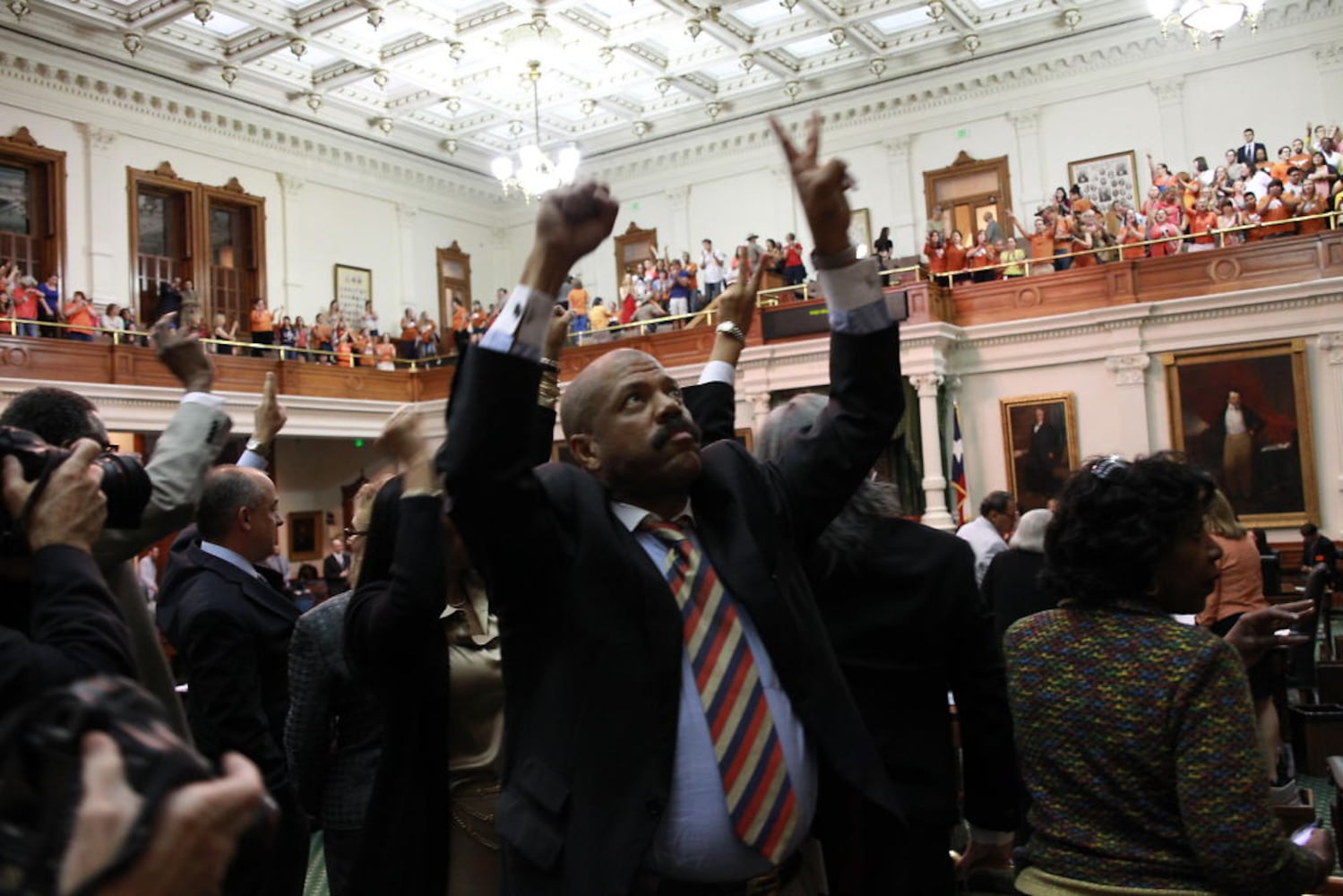 Sen. Wendy Davis filibuster at the Texas Legislature