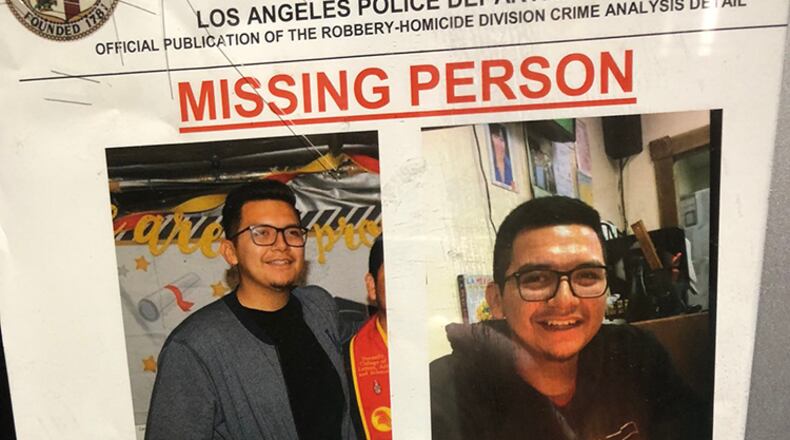 A 21-year-old community college student who vanished in September was found dead earlier this week buried in a shallow grave off a California highway, according to reports.
Juan Carlos Hernández was discovered Sunday by detectives off Interstate 15, about 40 miles northeast of Barstow, nearly two months after he disappeared, The Los Angeles Times reports.