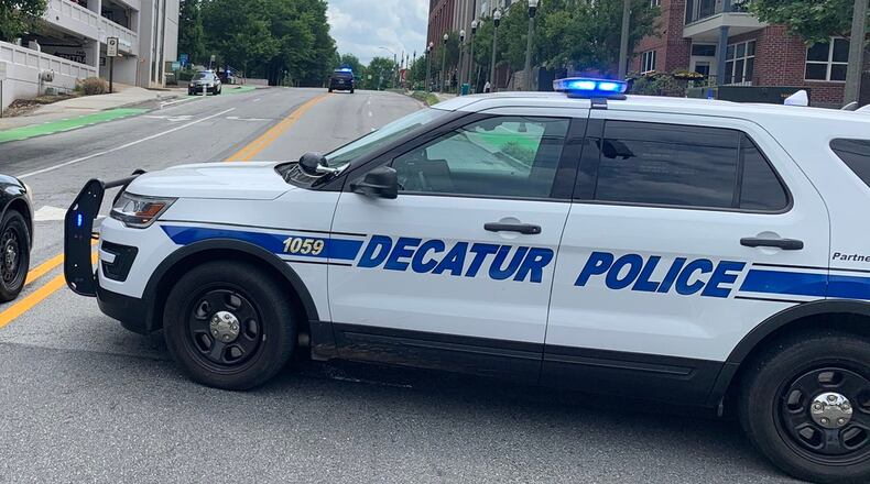 The armed robbery happened in a parking deck in the 200 block of East Ponce de Leon Avenue, Decatur police said.