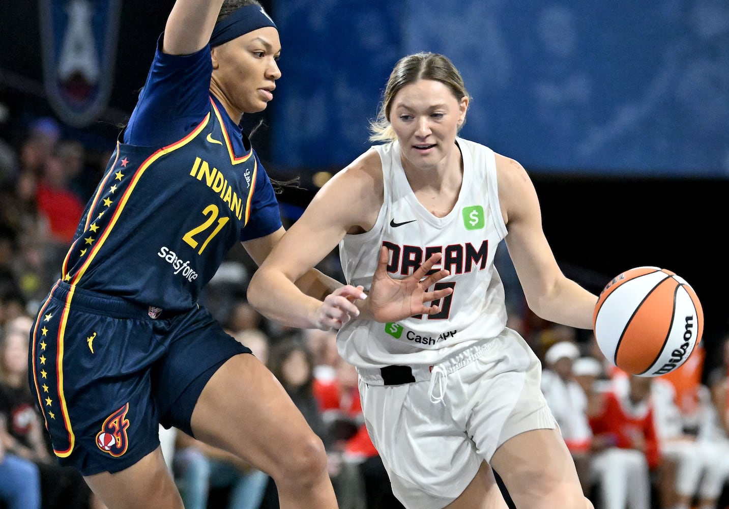 Exhibition game between Atlanta Dream and Indiana Fever