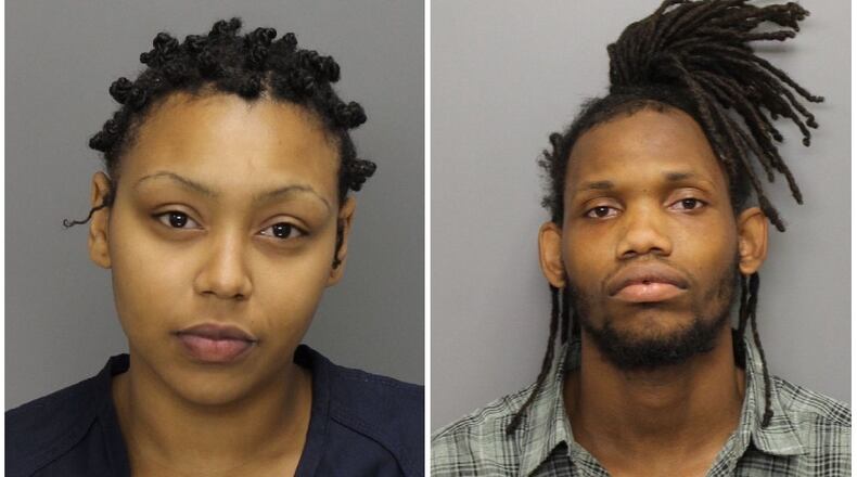 Mugshots of Ayana Forest and Elisha Ross