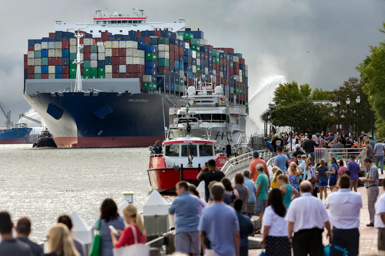 The Georgia Ports Authority is investing millions to hasten a study into deepening the Savannah River shipping channels vessels use to access Savannah's cargo terminals. (Stephen B. Morton for the AJC)