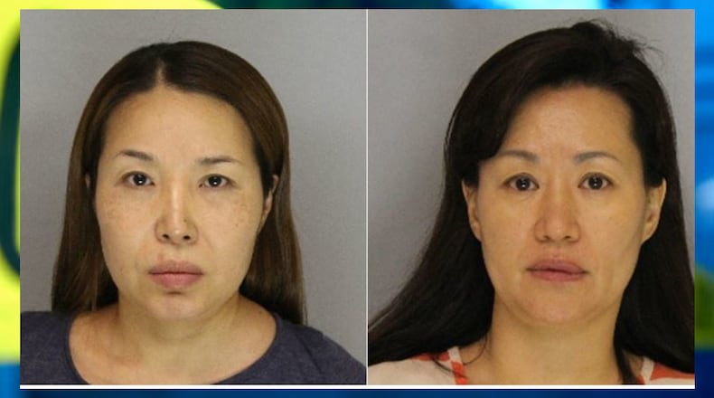 Misook Kim (left) and Mi Young Jeon.