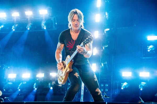 Keith Urban performs during CMA Fest 2022 on Thursday, June 8, 2022, at Nissan Stadium in Nashville, Tenn. (Photo by Amy Harris/Invision/AP)