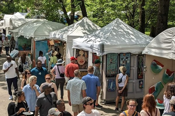 Dogwood fest
Atlanta Dogwood Festival includes works from more than 260 artists from around the country.