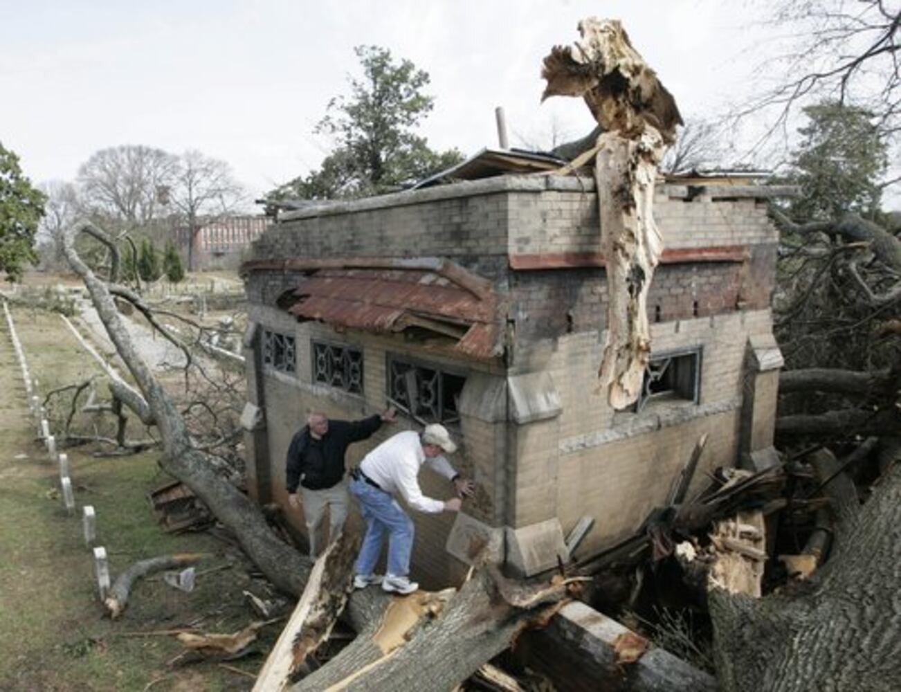Atlanta tornado: Then and now