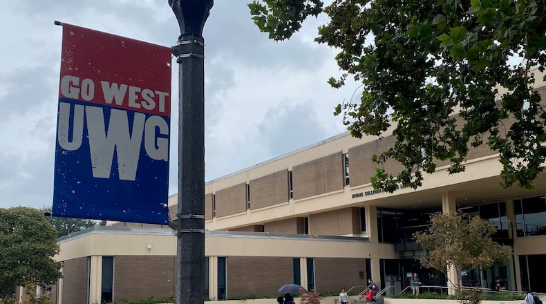 The University of West Georgia's main campus is in Carrollton. The university plans to move to NCAA Division I. (Eric Stirgus/AJC FILE PHOTO)