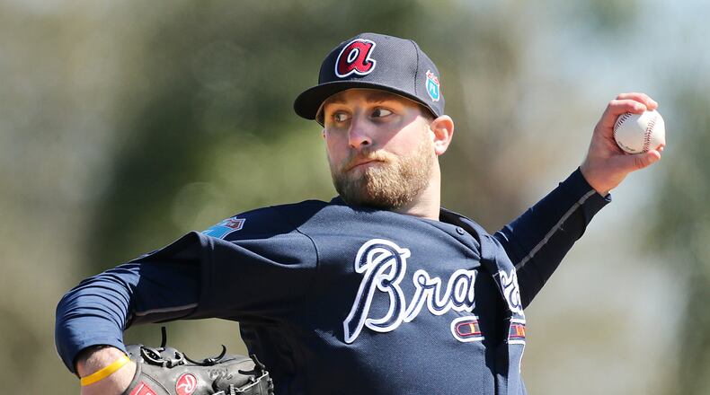 The Braves recalled lefty reliever Ian Krol from Triple-A Gwinnett Tuesday. (Curtis Compton / ccompton@ajc.com)