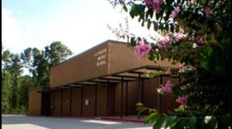 Peachtree City’s J.C. Booth Middle School has about 1,200 students compared to 800-900 at the other Fayette middle schools. Courtesy Fayette County Board of Education