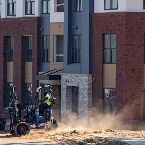 The redeveloped Bowen Homes public housing site in Atlanta will eventually include 2,000 apartments, townhomes and single-family houses. (Ben Hendren for the AJC)