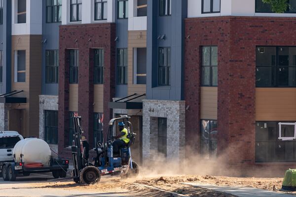 The redeveloped Bowen Homes public housing site in Atlanta will eventually include 2,000 apartments, townhomes and single-family houses. (Ben Hendren for the AJC)