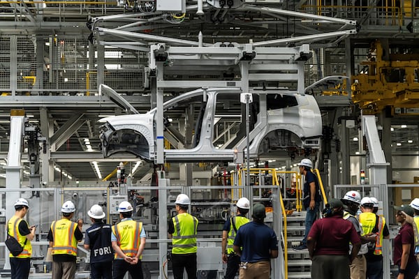 The Hyundai Metaplant in Ellabell, Georgia is the manufacturing home for the IONIQ 9, the South Korean automaker's latest all-electric vehicle. (Photo courtesy of Hyundai Motor Group)