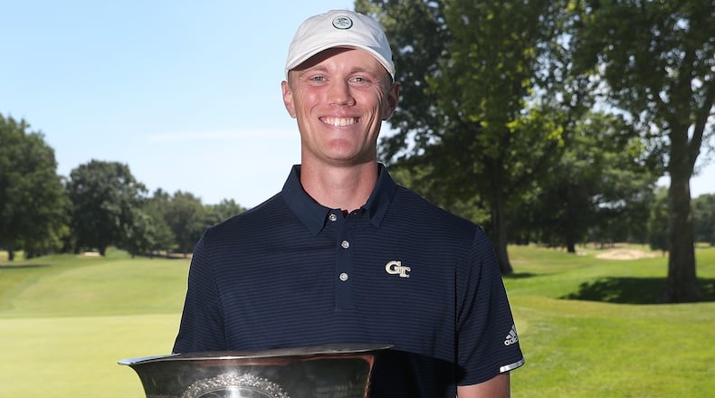 Georgia Tech senior Bartley Forrester won the 2022 Monroe Invitational in Pittsford, N.Y.