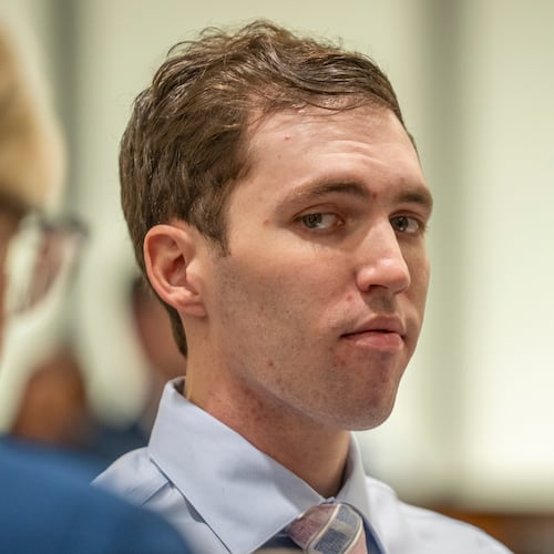 FILE - Tyler Robinson, who is accused of fatally shooting Charlie Kirk, appears during a hearing in Fourth District Court in Provo, Utah, Thursday, Dec. 11, 2025. (Rick Egan/The Salt Lake Tribune via AP, Pool, File)