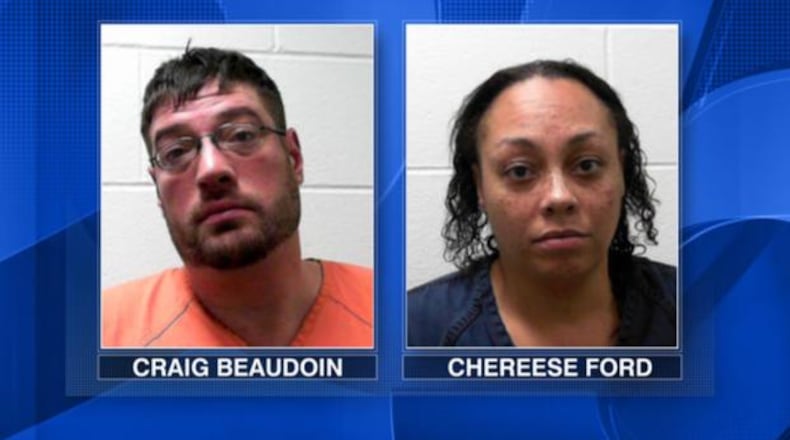 A woman and her boyfriend are accused of kidnapping her twin daughters from a Massachusetts bus stop. The pair were arrested and the girls returned to their father.