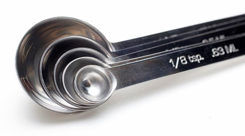 Measuring spoons: never underestimate the value of accuracy. (Tom Wallace/Minneapolis Star Tribune/TNS)