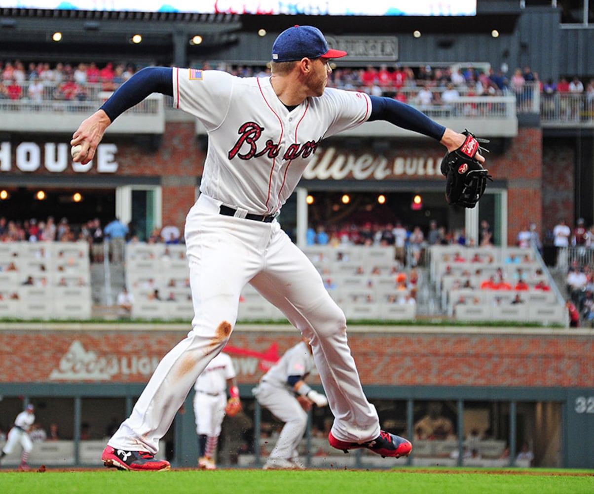 Freddie Freeman starts at third base