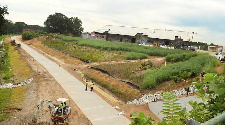 Development remains active in the southwestern segment of the Atlanta Beltline, despite a recent change of plans for the Murphy Crossing site (Rebecca Breyer)