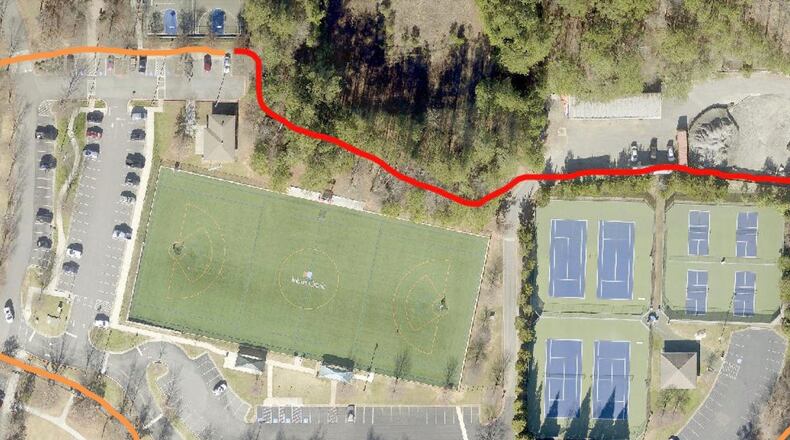 Johns Creek has approved a $164,649 contract for construction of the Newtown Park Perimeter Trail. (Courtesy City of Johns Creek)