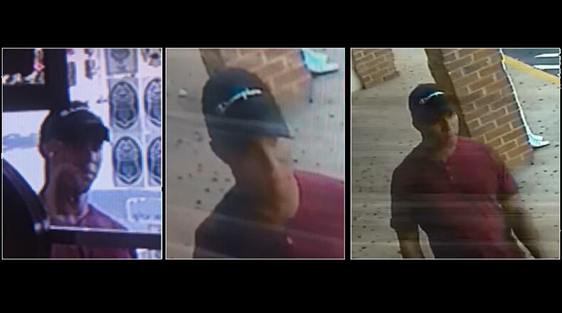 Gwinnett County police are looking for a man in connection with a Norcross robbery.