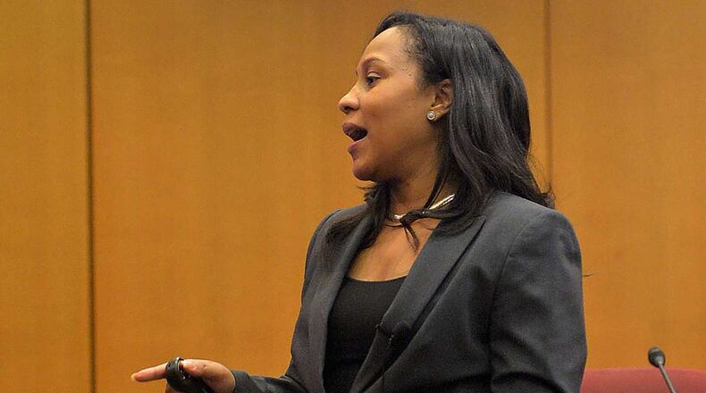 A campaign sign for Fani Willis, a candidate for Superior Court Judge in Fulton County, was stolen from a yard in Alpharetta. Police have no leads on a suspect.