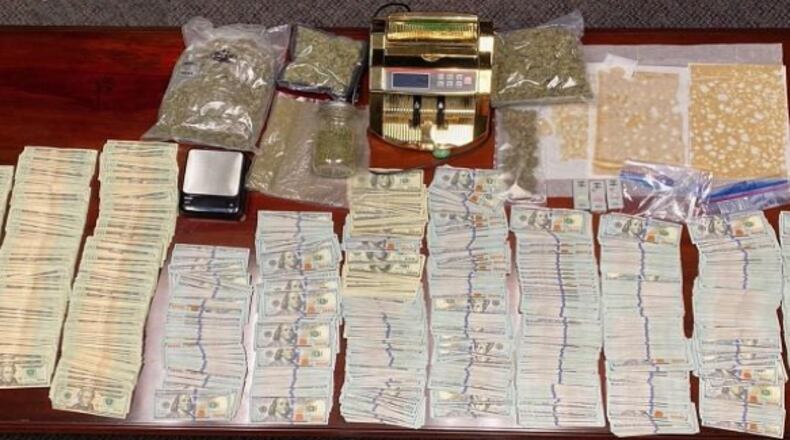 A narcotics investigation ended Friday with the arrest of a 23-year-old Gainesville man who was found with drugs and cash in his possession, authorities said.