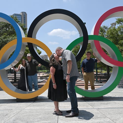 Long before Jack Leo started writing about sports for the Atlanta Journal-Constitution, his life has centered around Atlanta. Leo's parents, Steve and Heather Leo, met in Centennial Olympic Park during the 1996 Summer Olympics three decades ago. (Hyosub Shin/AJC)
