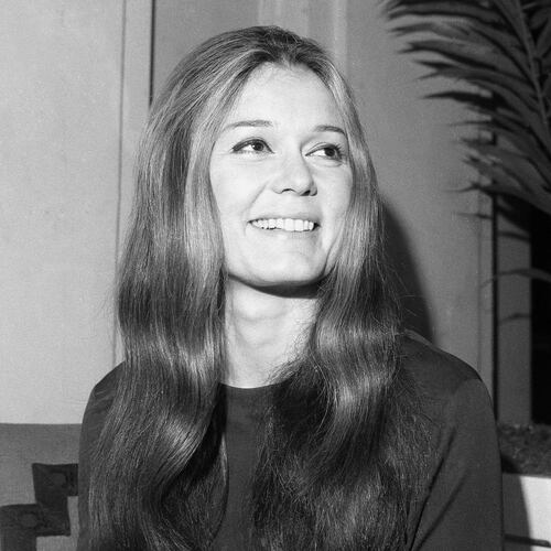 FILE - Feminist Gloria Steinem appears in New York on Feb. 17, 1970. (AP Photo/Anthony Camerano, File)
