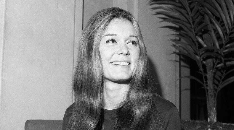 FILE - Feminist Gloria Steinem appears in New York on Feb. 17, 1970. (AP Photo/Anthony Camerano, File)